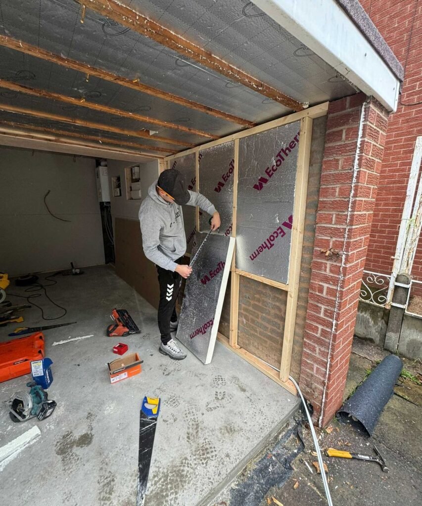 Garage Conversion in Maryhill, Glasgow